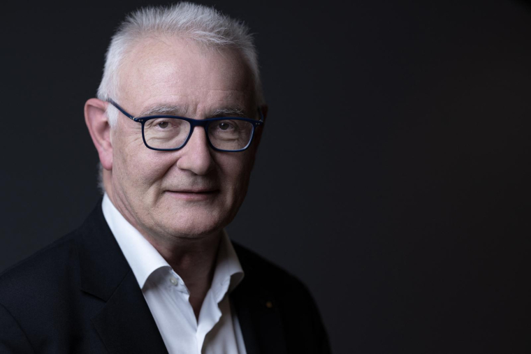 Daniel Baal, président du Crédit Mutuel Alliance fédérale ( AFP / JOEL SAGET )