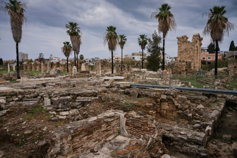 Vue du site de l'hippodrome romain de Tyr, dans le sud du Liban, le 23 mars 2026 ( AFP / Dimitar DILKOFF )