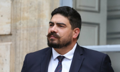 Guillaume Kasbarian à Paris, le 23 septembre 2024. ( AFP / ALAIN JOCARD )