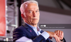 Patrick Martin, Président du Medef, à Bretigny Sur Orge le 12 septembre 2025. ( Hans Lucas / VALERIE DUBOIS )