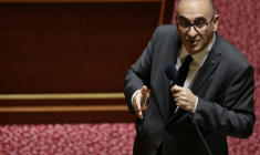 Le ministre de l'Intérieur Laurent Nuñez à l'Assemblée nationale, le 26 novembre 2025 à Paris ( AFP / GEOFFROY VAN DER HASSELT )