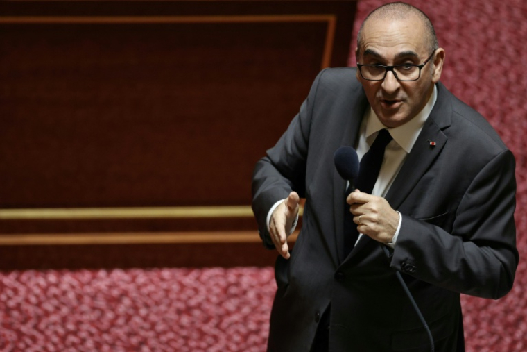 Le ministre de l'Intérieur Laurent Nuñez à l'Assemblée nationale, le 26 novembre 2025 à Paris ( AFP / GEOFFROY VAN DER HASSELT )