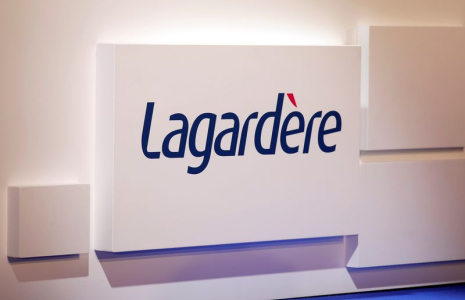 Le logo du groupe de médias français Lagardère