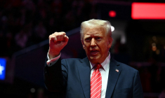 Donald Trump à Washington, aux États-Unis, le 19 janvier 2025. ( AFP / JIM WATSON )