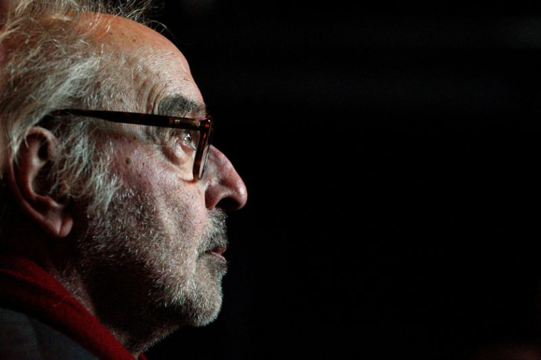 Jean-Luc Godard à la cérémonie de remise du "Grand Prix Design" 2010 de la Confédération suisse à Zurich