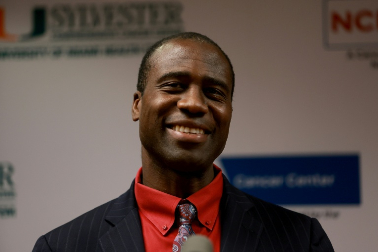 Le médecin et haut responsable de la santé en Floride, Joseph Ladapo, s'exprime lors d'une conférence de presse à Miami, le 17 mai 2022 ( GETTY IMAGES NORTH AMERICA / JOE RAEDLE )