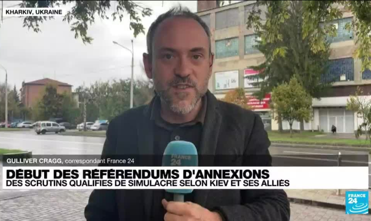 Référendums d'annexion en Ukraine : des scrutins dénoncés par le gouvernement ukrainien