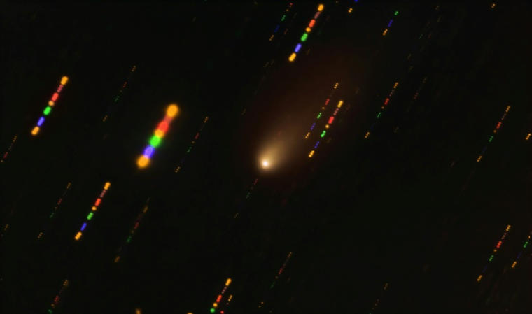 Une image du second objet interstellaire jamais détecté par l'humanité, 2I/Borisov, prise en 2019 ( EUROPEAN SOUTHERN OBSERVATORY / O. HAINAUT )