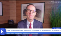 Tarifs douaniers de Trump : de combien baisseraient les Bourses en cas de récession ?