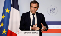 Olivier Véran, le 15 mars 2023, à Paris ( AFP / Ludovic MARIN )