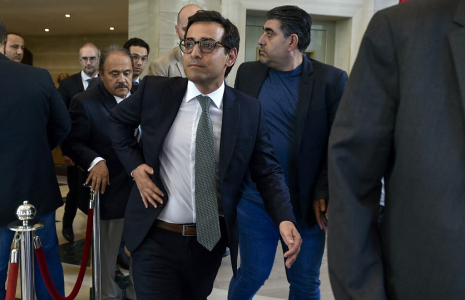 Stéphane Séjourné à Beyrouth, au Liban, le 15 août 2024. ( AFP / - )