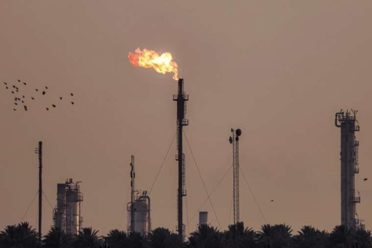 Une raffinerie du complexe de Dora, près de Bagdad (Irak), en juillet 2025 (illustration) ( AFP / AHMAD AL-RUBAYE )