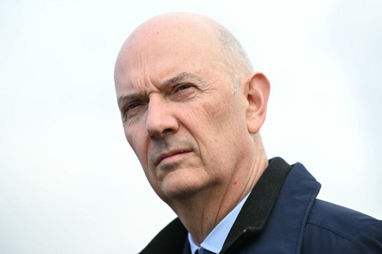 Roland Lescure à Marcoussis, le 5 octobre 2025. ( AFP / BERTRAND GUAY )