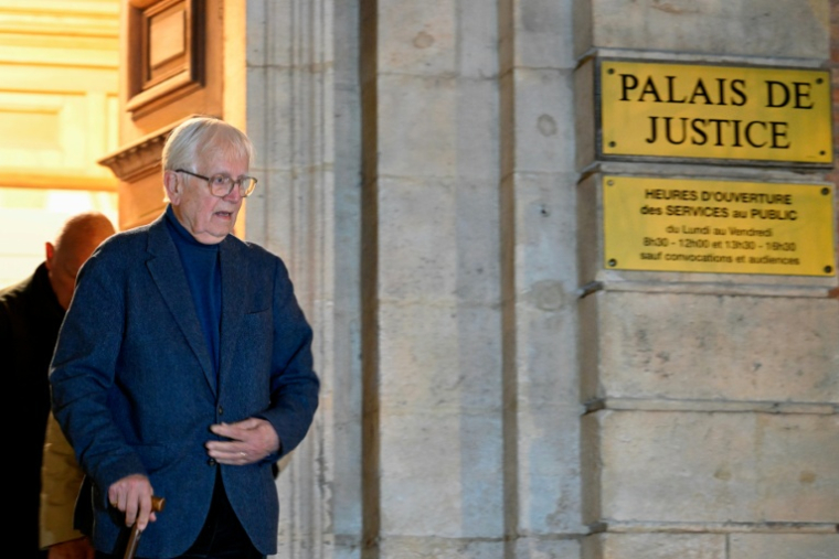 Jacques Boncompain au tribunal judiciaire de Verdun le 4 mars 2026 ( AFP / Jean-Christophe VERHAEGEN )