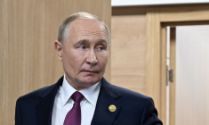 Vladimir Poutine à Kazan, en Russie, le 24 octobre 2024. ( POOL / ALEXANDER NEMENOV )