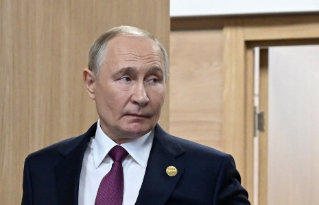 Vladimir Poutine à Kazan, en Russie, le 24 octobre 2024. ( POOL / ALEXANDER NEMENOV )