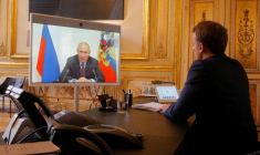 FRANCE: ENTRETIEN TÉLÉPHONIQUE MACRON-POUTINE CE MARDI À MIDI, DIT L'ELYSEE
