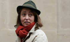 Sophie Binet à Paris, le 24 septembre 2025. ( AFP / ALAIN JOCARD )