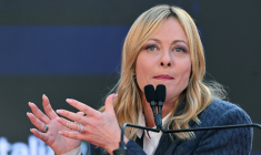 Giorgia Meloni, le 14 décembre 2025, à Rome ( AFP / TIZIANA FABI )
