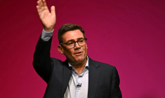 Le Premier ministre britannique Andy Burnham à Liverpool en Angleterre le 29 septembre 2026 ( AFP / Paul ELLIS )