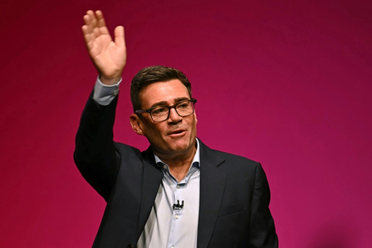 Le Premier ministre britannique Andy Burnham à Liverpool en Angleterre le 29 septembre 2026 ( AFP / Paul ELLIS )