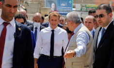 A MOSSOUL, ANCIEN FIEF DE DAECH, MACRON PLAIDE POUR LE DIALOGUE