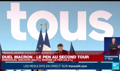 REPLAY - Discours d’Emmanuel Macron, en tête du 1er tour de l’élection présidentielle française