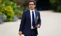 Stéphane Séjourné à Paris, le 23 août 2024. ( AFP / DIMITAR DILKOFF )