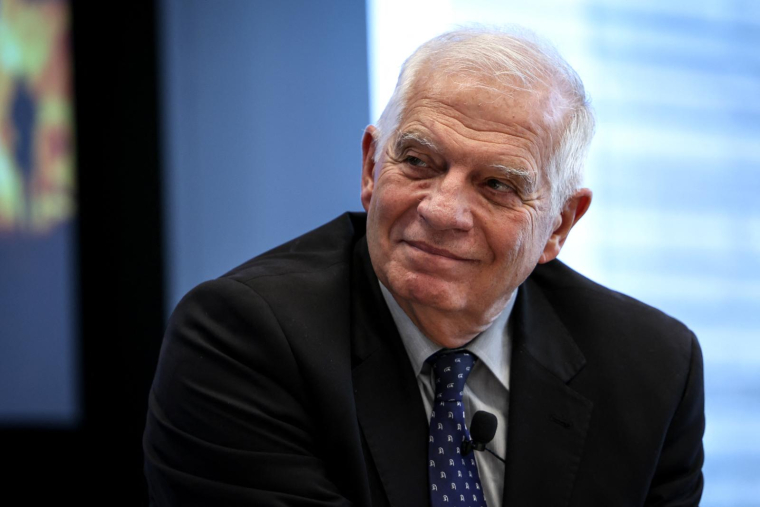 Josep Borrell à Bruxelles le 21 juin. ( AFP / SIMON WOHLFAHRT )