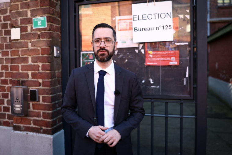 Le député LFI David Guiraud, le 15 mars 2026 à Roubaix ( AFP / Sameer AL-DOUMY )