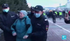 En Russie, plus de 1 400 manifestants pro-Navalny arrêtés