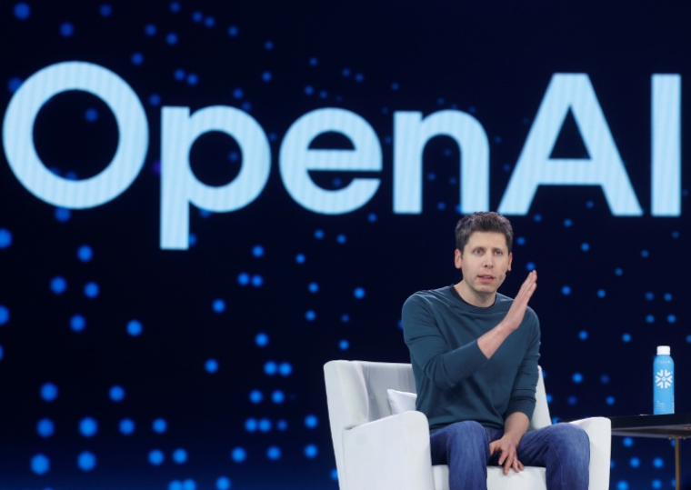 Le dirigeant d'OpenAI, Sam Altman, le 2 juin 2025 à San Francisco (Californie) ( GETTY IMAGES NORTH AMERICA / JUSTIN SULLIVAN )