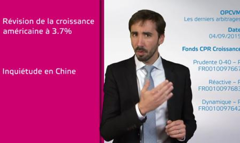 CPR Asset Management, OPCVM – Les derniers arbitrages : CPR Croissance Reactive P FR0010097683, septembre 2015.