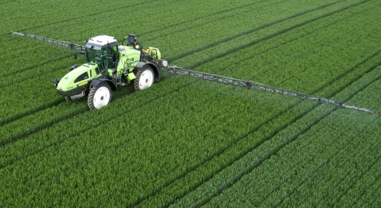 Un système de pulvérisation agricole Exel Industries. (© Exel)