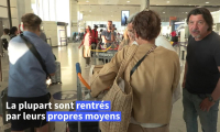 Des Français d'Israël fuyant la guerre arrivent à Paris