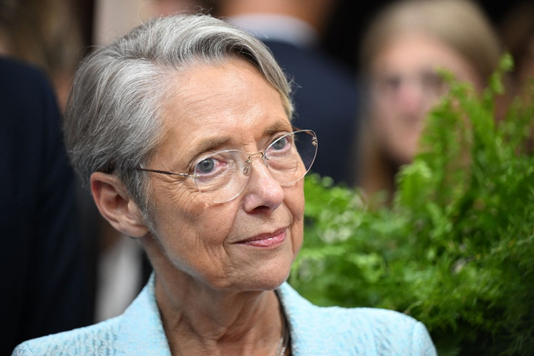 Élisabeth Borne à Paris, le 16 juin 2023. ( AFP / EMMANUEL DUNAND )