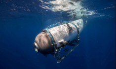 Photo non datée du submersible Titan fournie par OceanGate Expeditions ( OceanGate Expeditions / Handout )