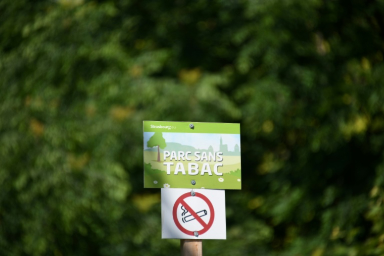 La cigarette sera interdite sur les plages, dans les parcs, et aux abords des écoles à compter du 1er juillet ( AFP / SEBASTIEN BOZON )