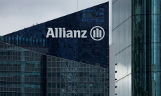 Logo d'Allianz sur un bâtiment de La Défense