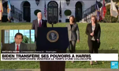 Etats-Unis : Joe Biden transfère ses pouvoirs à Kamala Harris le temps d'une coloscopie