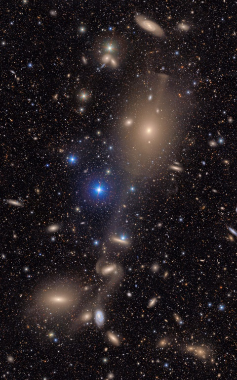 Cette image publiée par la NSF et DOE le 20 juin 2025 montre une partie de l'amas de galaxies de la Vierge ( NSF-DOE Vera C. Rubin Observatory / HANDOUT )