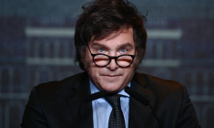 Javier Milei a été élu président de l'Argentine le 19 novembre 2023. ( AFP / LUIS ROBAYO )