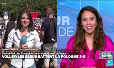 JO 2024 : au Club France, les supporters attendent les volleyeurs champions olympiques