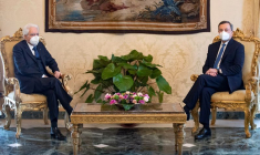 MARIO DRAGHI CHARGÉ DE FORMER UN GOUVERNEMENT EN ITALIE