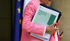 Réunion hebdomadaire du Conseil des ministres au palais de l'Élysée à Paris