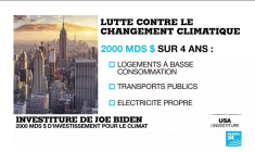 Investiture de J. Biden : le nouveau président va réintègrer l'accord de Paris, première étape de son action climatique