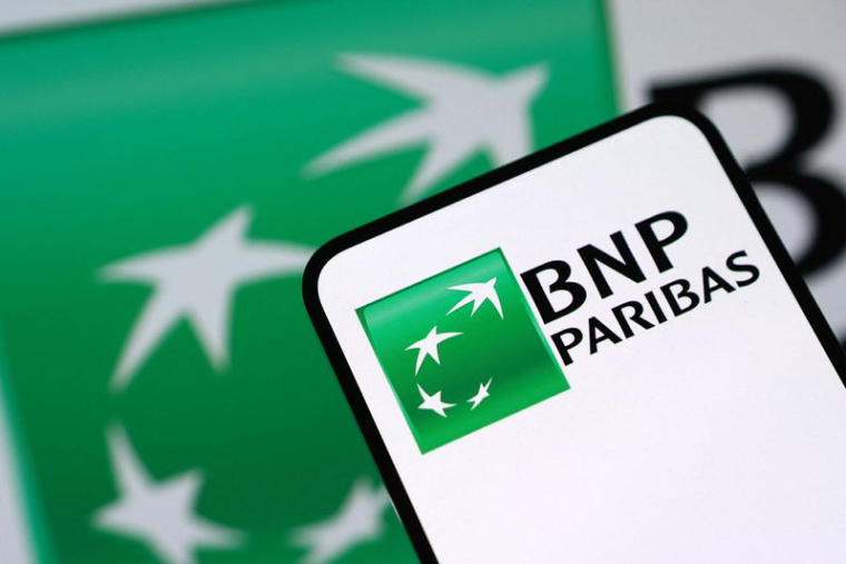 L'illustration montre le logo BNP Paribas