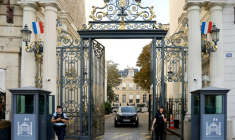 L'entrée du ministère de l'Intérieur à Paris, le 6 septembre 2023 ( AFP / Ludovic MARIN )