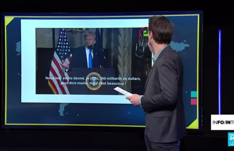 350 milliards de dollars d’aide américaine à l’Ukraine ? Non Donald Trump se trompe
