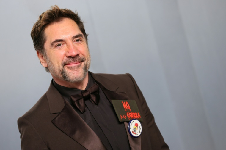 L'acteur espagnol Javier Bardem à Los Angeles le 15 mars 2026 ( AFP / Jean Baptiste Lacroix )